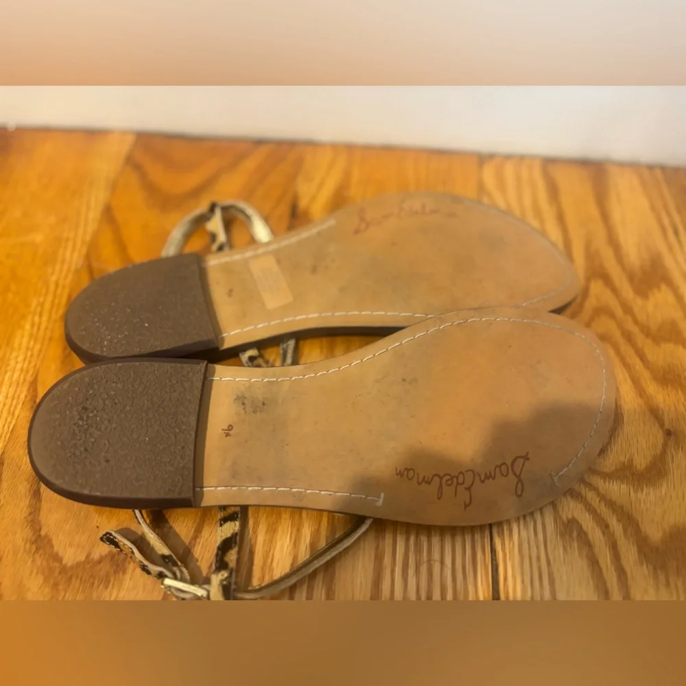 Sam Edelman Leopard Print Sandals - Picture 8 of 11